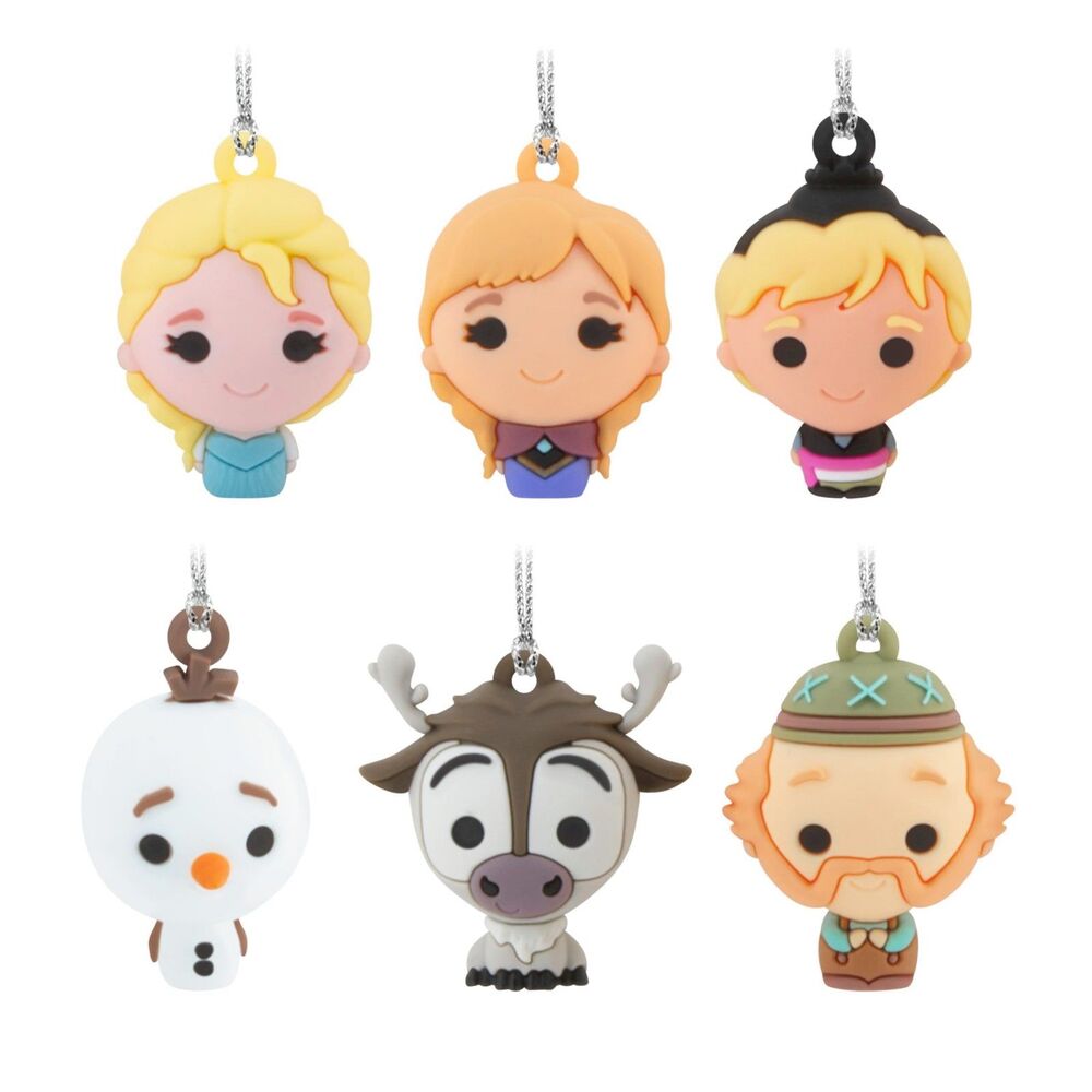 HALLMARK x DISNEY Frozen Mini Christmas Ornaments, Set of 6, NIB